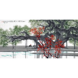 Chinese Aquarene Painting - CNAG011184