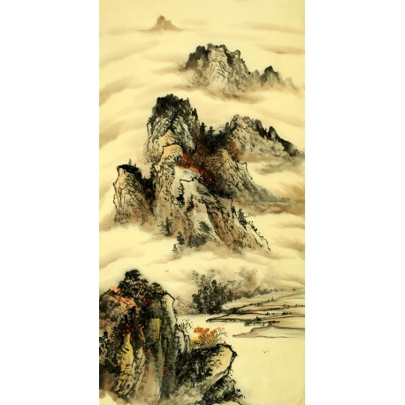 Chinese Landscape Painting - CNAG011299