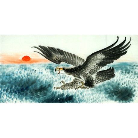 Chinese Eagle Painting - CNAG011303
