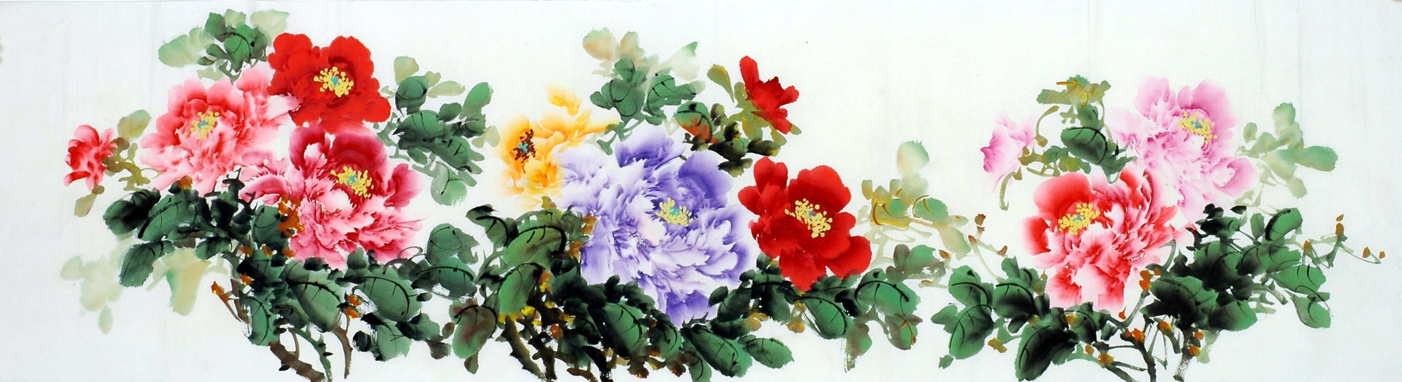 Chinese Peony Painting - CNAG011305