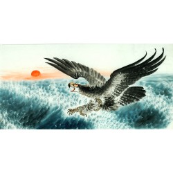 Chinese Eagle Painting - CNAG011306