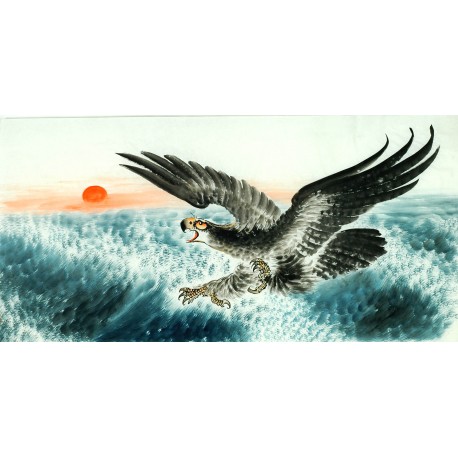 Chinese Eagle Painting - CNAG011306