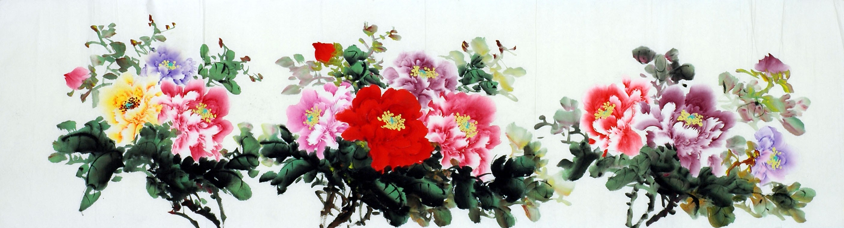 Chinese Peony Painting - CNAG011308