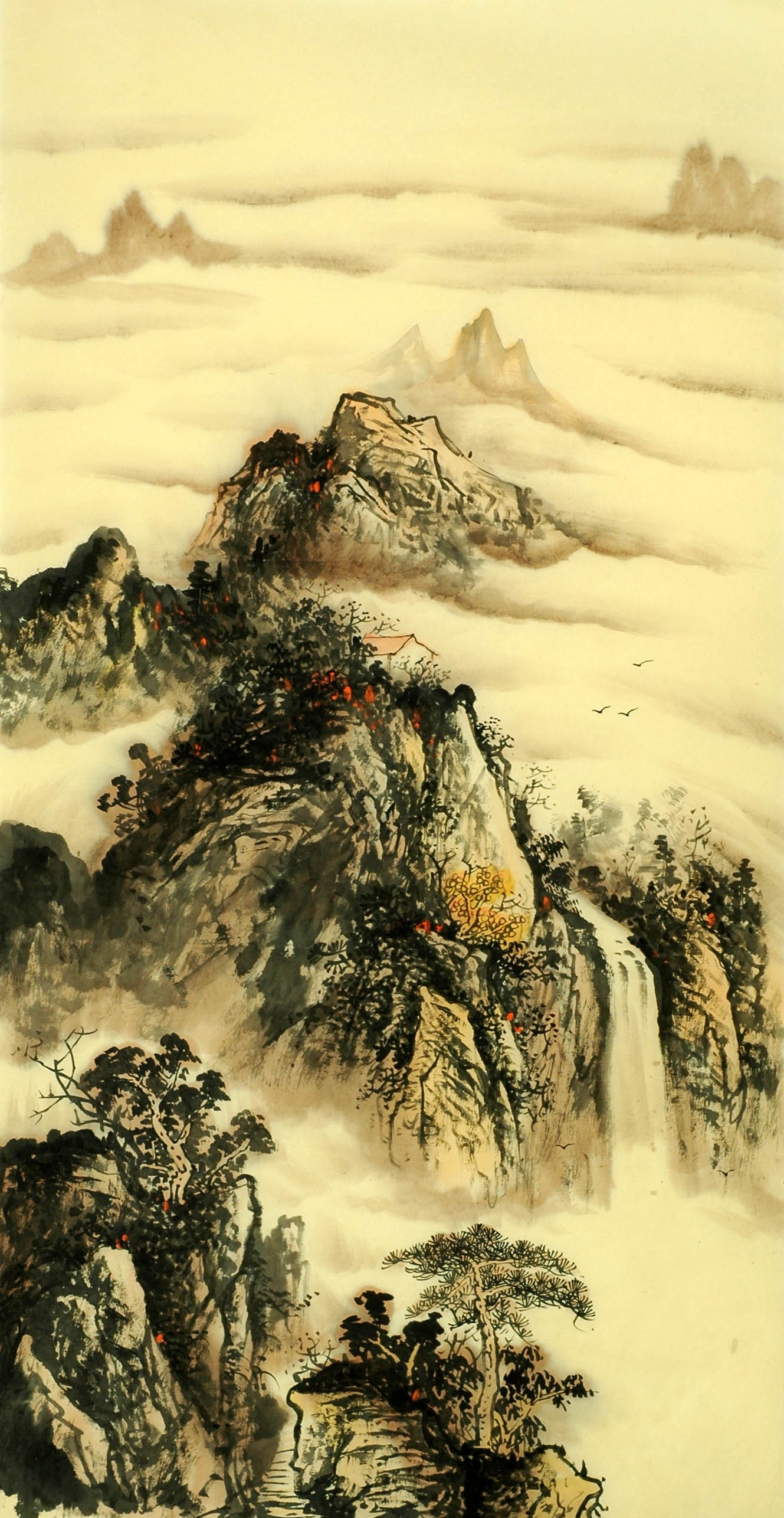 Chinese Landscape Painting - CNAG011344