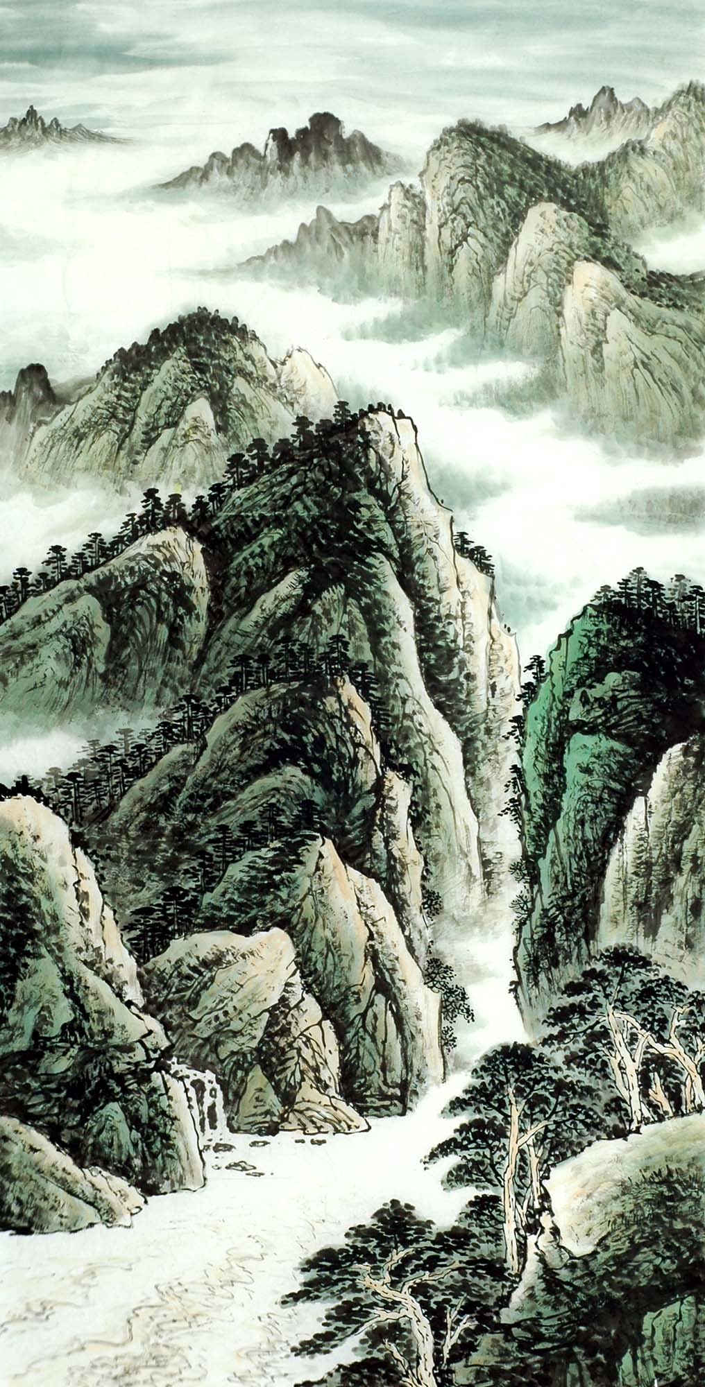 Chinese Landscape Painting - CNAG011345