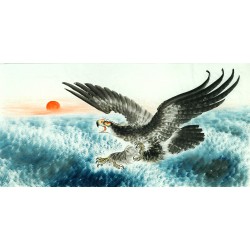 Chinese Eagle Painting - CNAG011347