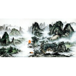 Chinese Landscape Painting - CNAG011353