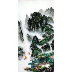 Chinese Landscape Painting - CNAG011354