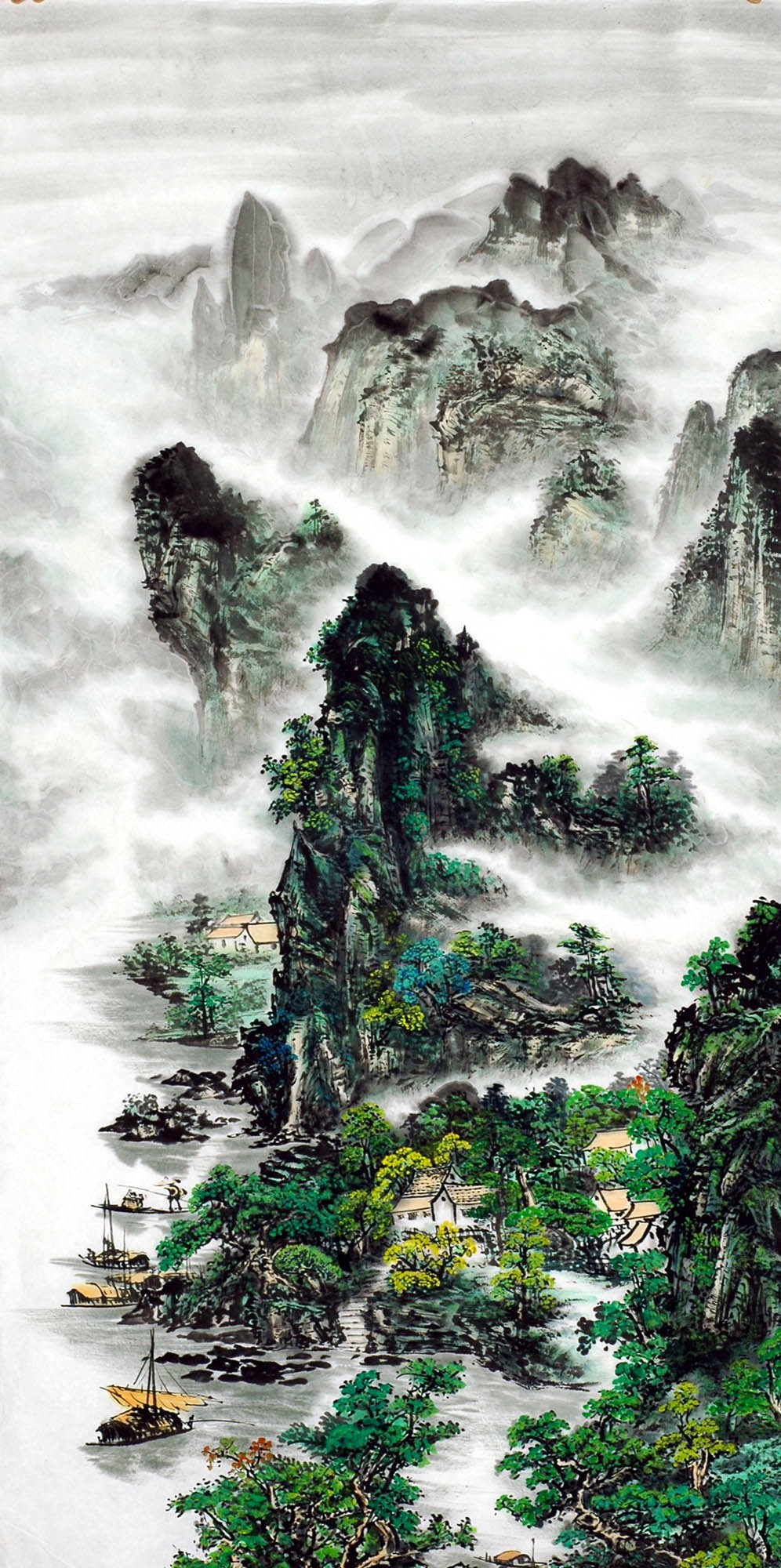 Chinese Landscape Painting - CNAG011355
