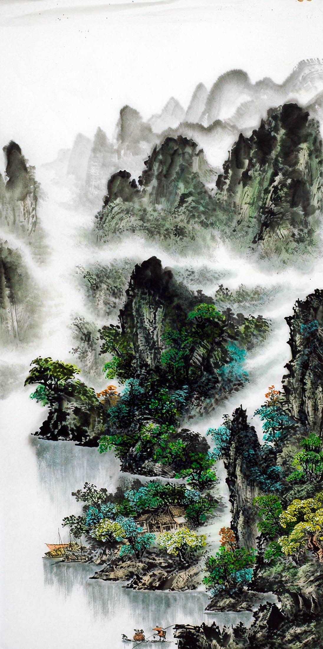 Chinese Landscape Painting - CNAG011356