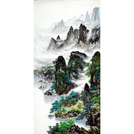 Chinese Landscape Painting - CNAG011357