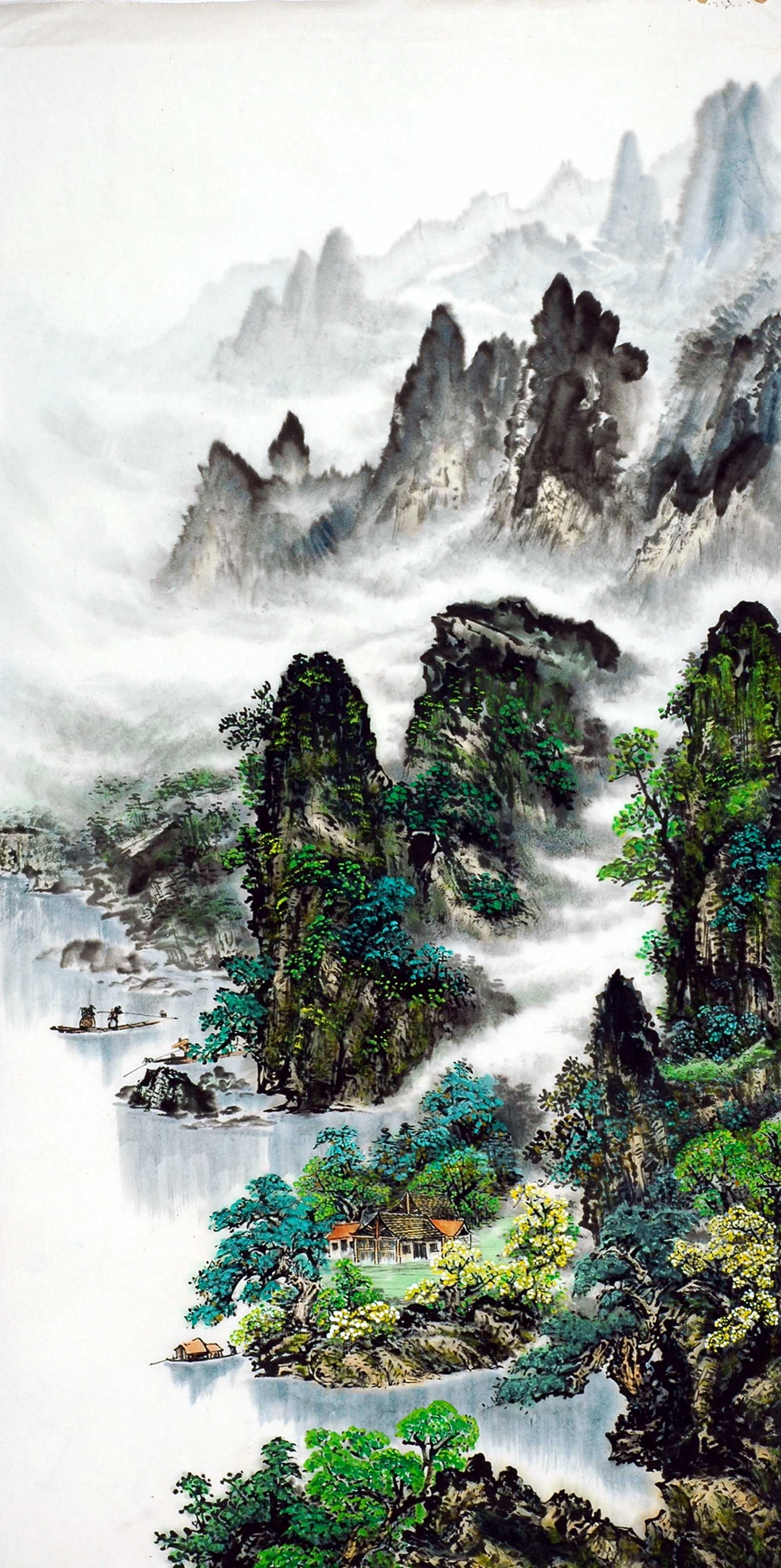 Chinese Landscape Painting - CNAG011357