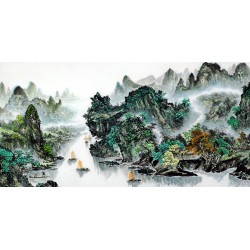 Chinese Landscape Painting - CNAG011359
