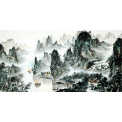 Chinese Landscape Painting - CNAG011360