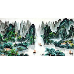 Chinese Landscape Painting - CNAG011362