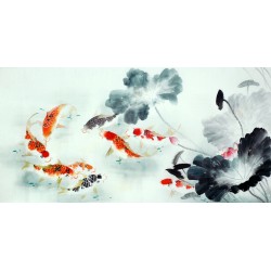 Chinese Carp Painting - CNAG011400