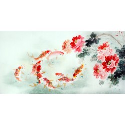 Chinese Carp Painting - CNAG011406