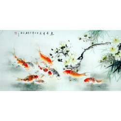 Chinese Carp Painting - CNAG011425