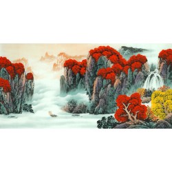 Chinese Landscape Painting - CNAG011459