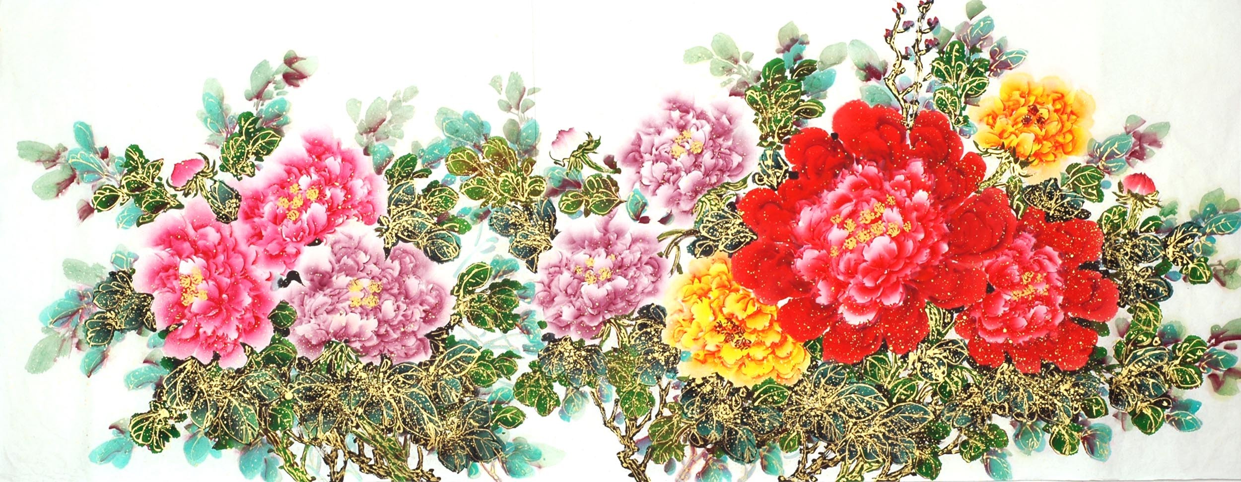 Chinese Peony Painting - CNAG011460