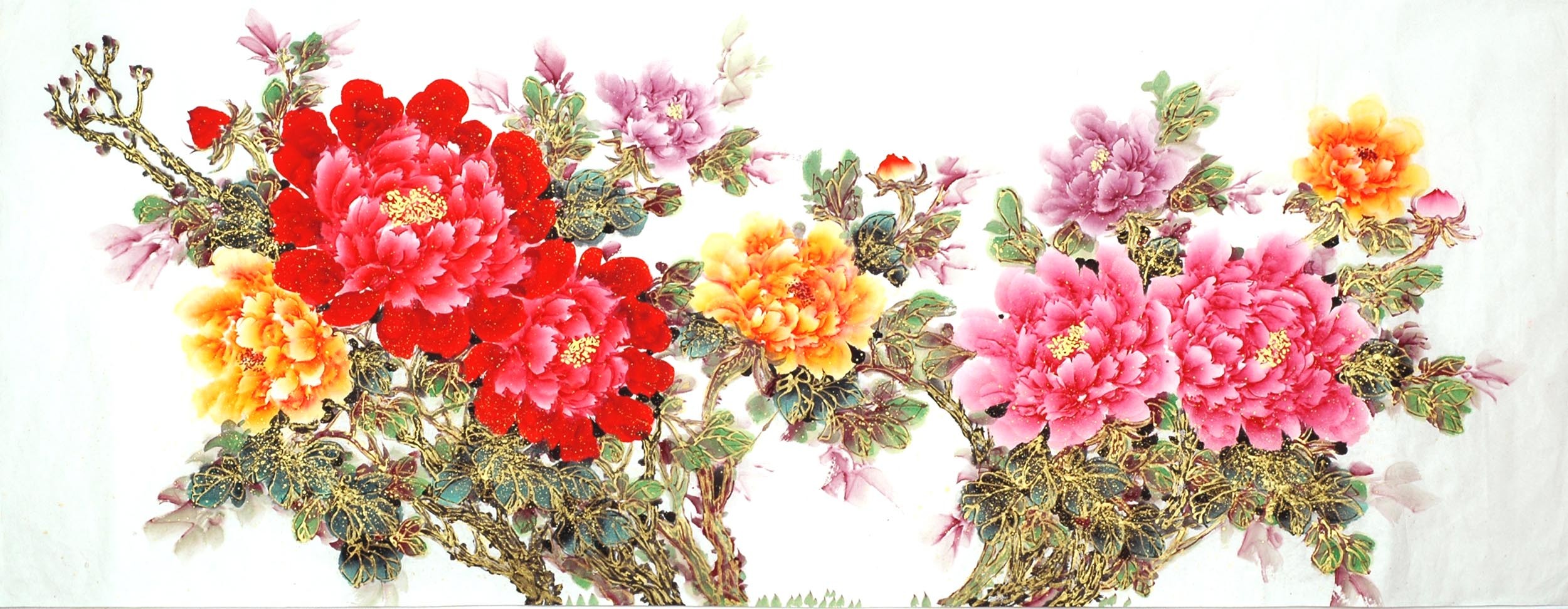 Chinese Peony Painting - CNAG011461
