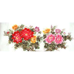 Chinese Peony Painting - CNAG011462