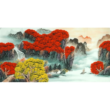 Chinese Landscape Painting - CNAG011463