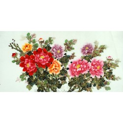 Chinese Peony Painting - CNAG011465