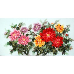 Chinese Peony Painting - CNAG011470