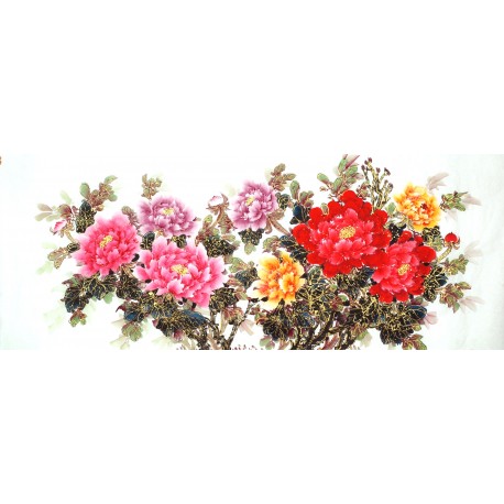 Chinese Peony Painting - CNAG011471