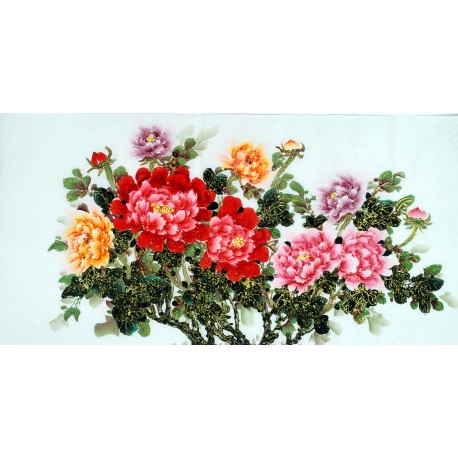 Chinese Peony Painting - CNAG011475