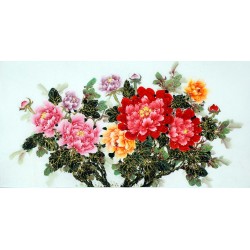 Chinese Peony Painting - CNAG011476