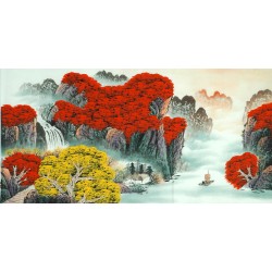 Chinese Landscape Painting - CNAG011482