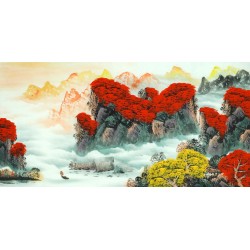 Chinese Landscape Painting - CNAG011483