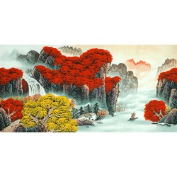 Chinese Landscape Painting - CNAG011486