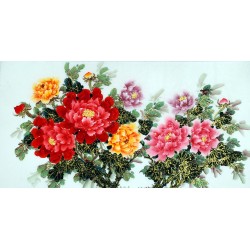 Chinese Peony Painting - CNAG011488