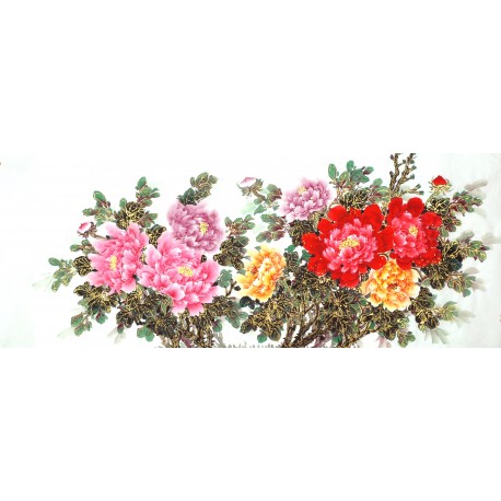 Chinese Peony Painting - CNAG011489