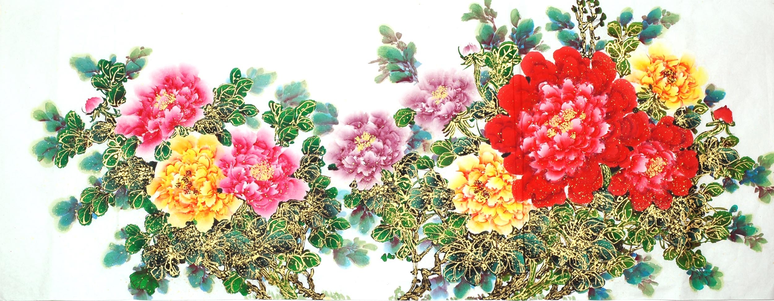 Chinese Peony Painting - CNAG011495