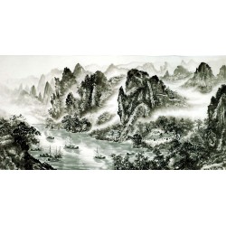 Chinese Landscape Painting - CNAG011498