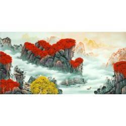 Chinese Landscape Painting - CNAG011499