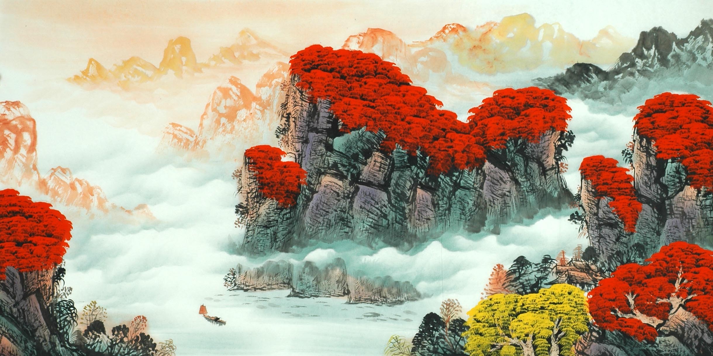 Chinese Landscape Painting - CNAG011501