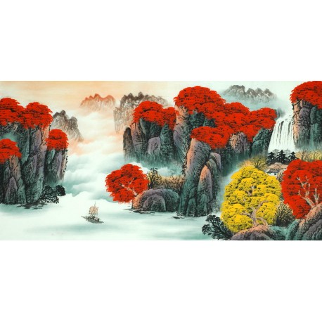 Chinese Landscape Painting - CNAG011505