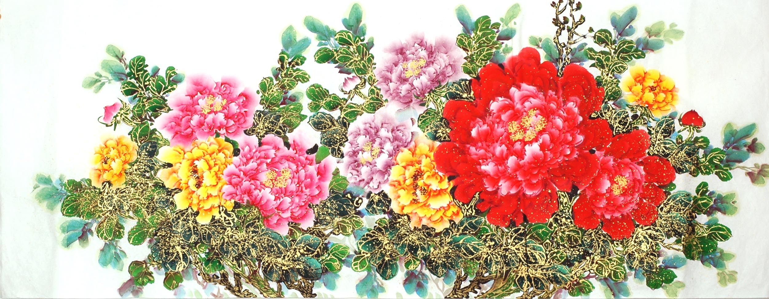 Chinese Peony Painting - CNAG011507