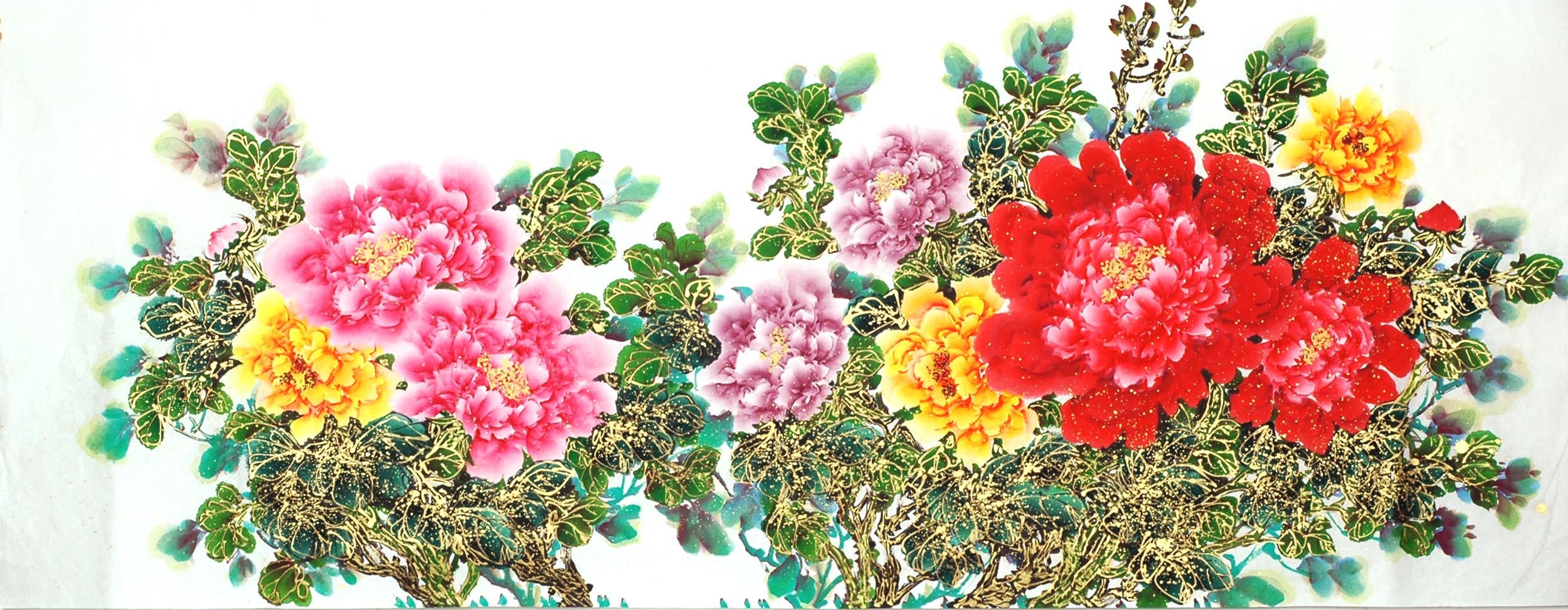 Chinese Peony Painting - CNAG011508