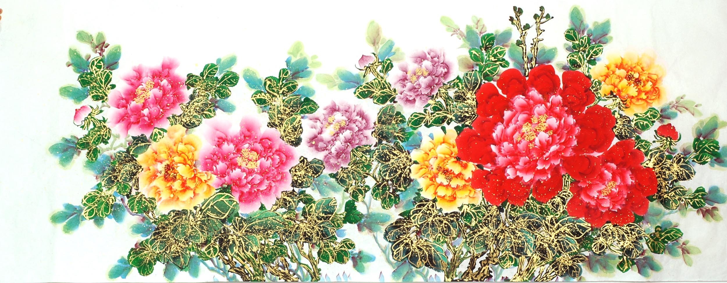 Chinese Peony Painting - CNAG011512