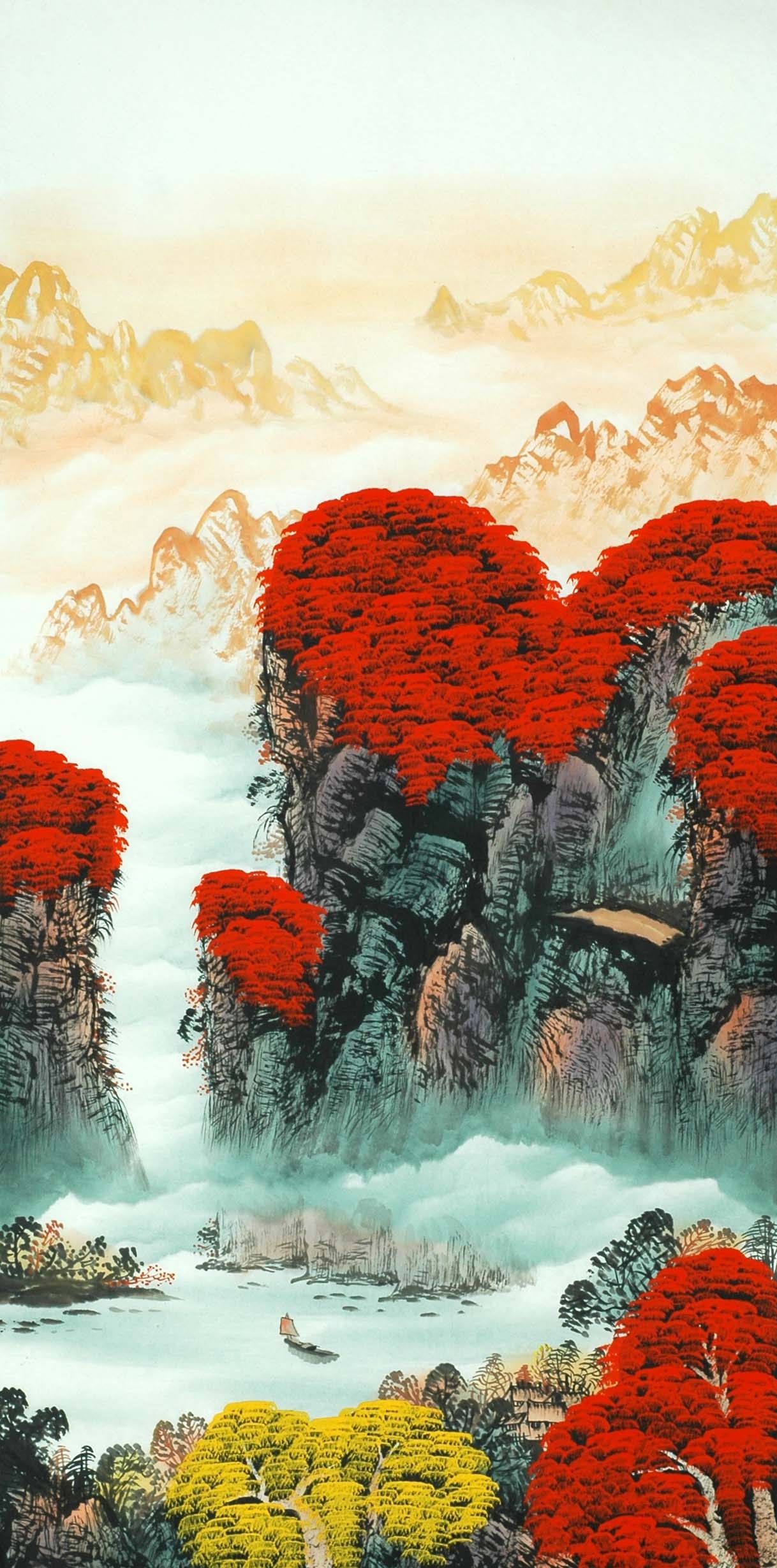 Chinese Landscape Painting - CNAG011523