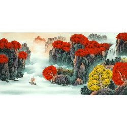 Chinese Landscape Painting - CNAG011525