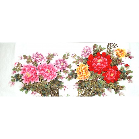 Chinese Peony Painting - CNAG011526
