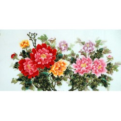 Chinese Peony Painting - CNAG011531