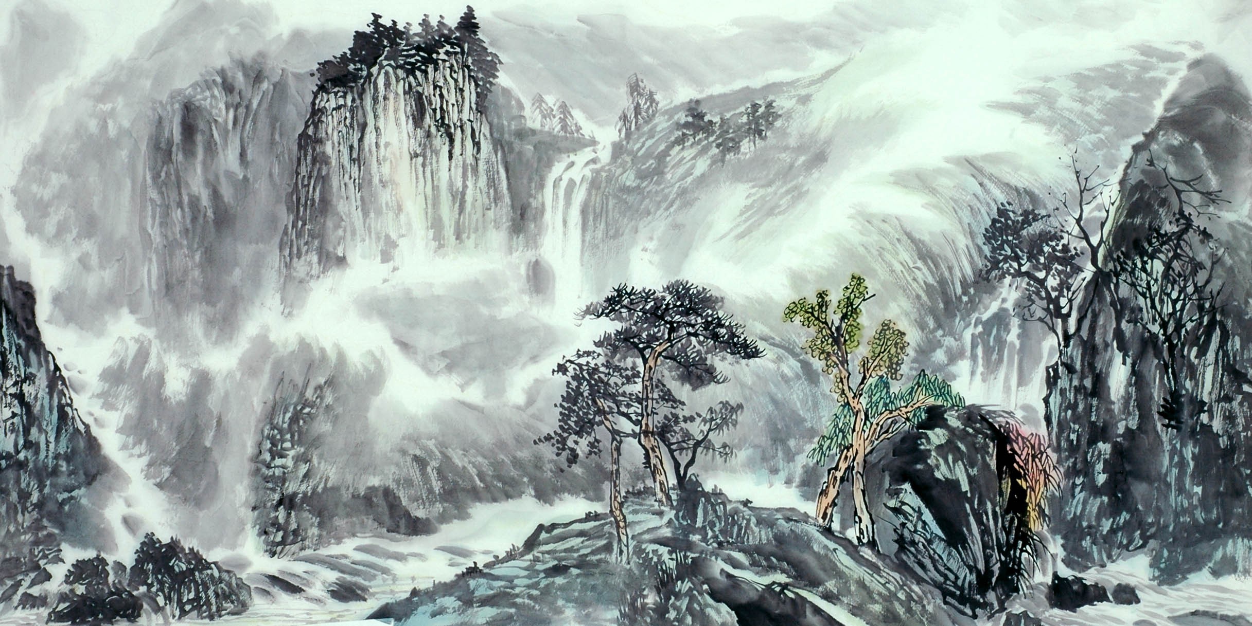 Chinese Landscape Painting - CNAG011541